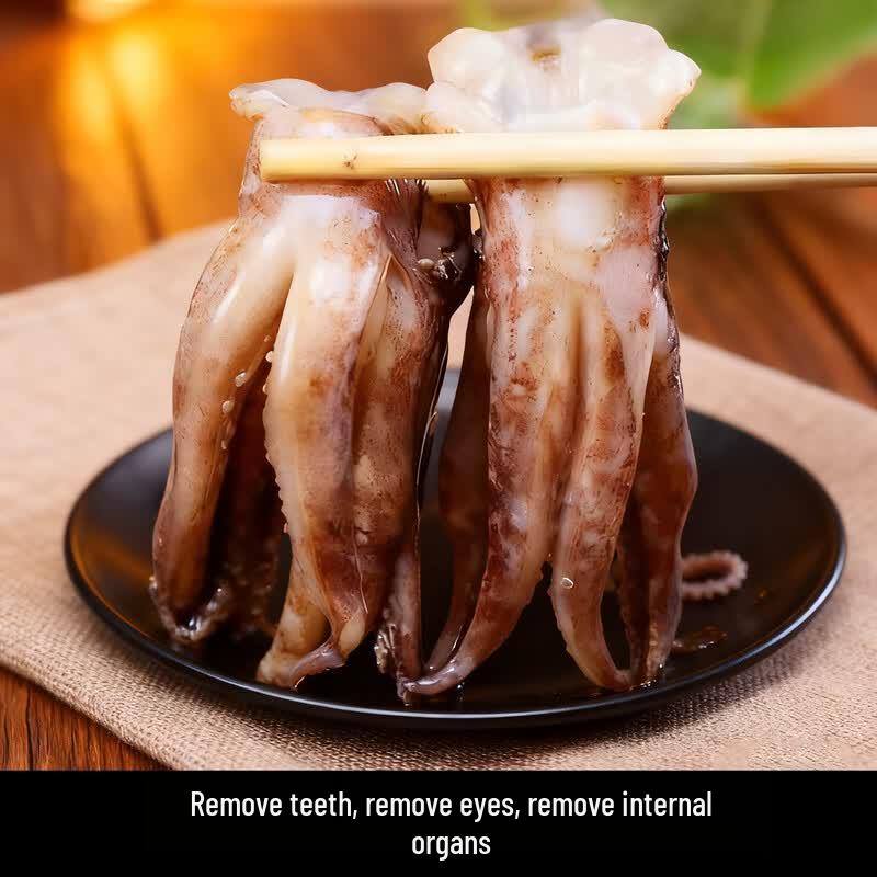 Tentáculos de calamar limpios Hongshun