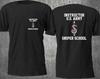US SNIPER SCHOOL MARINE SPECIAL FORCE T Shirt Man Two Sides Casual Cotton Tee Male Black Tee S