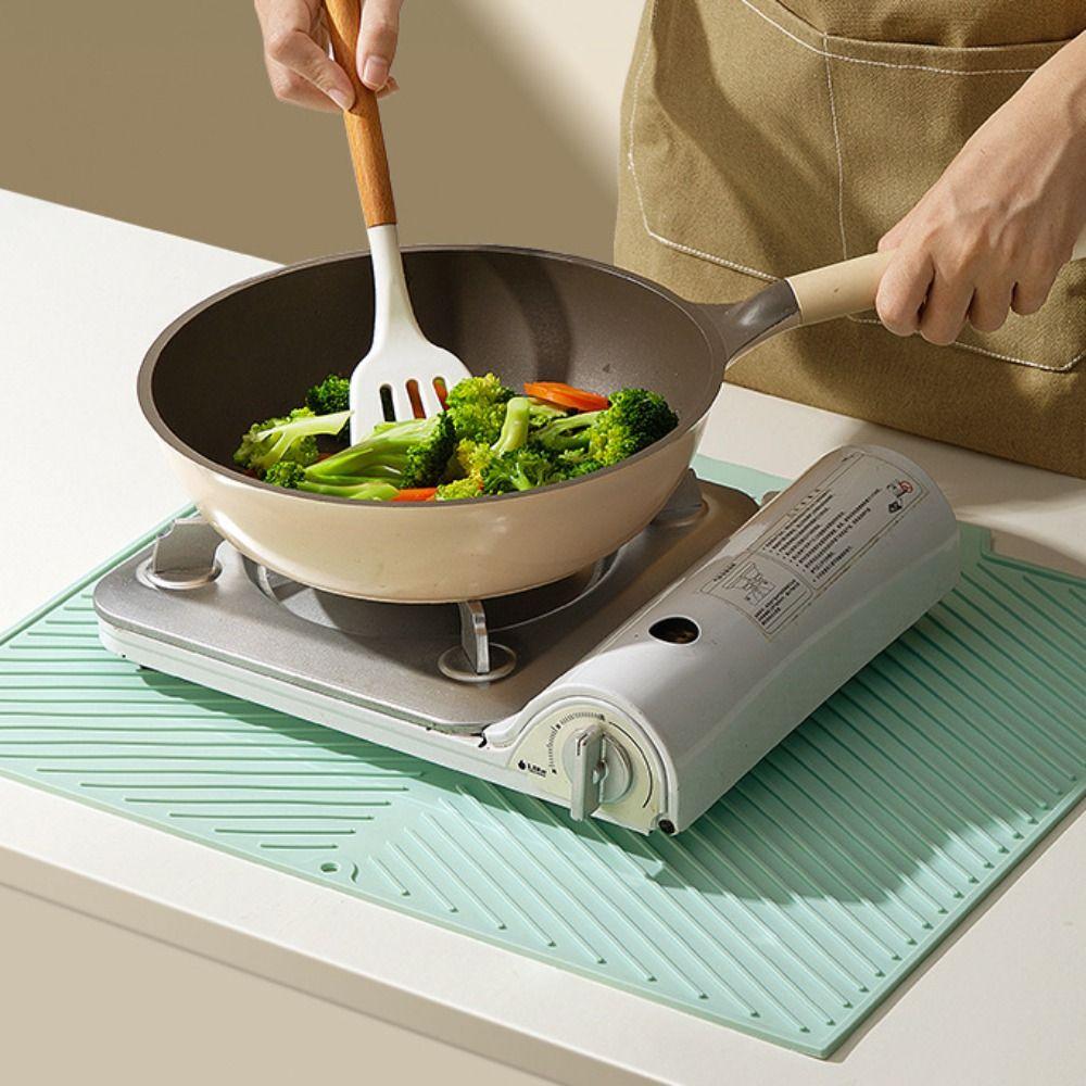 Thickened Dish Drying Pad Heat Resistant Cup Storage Pad Kitchen Accessory Placemats  Table