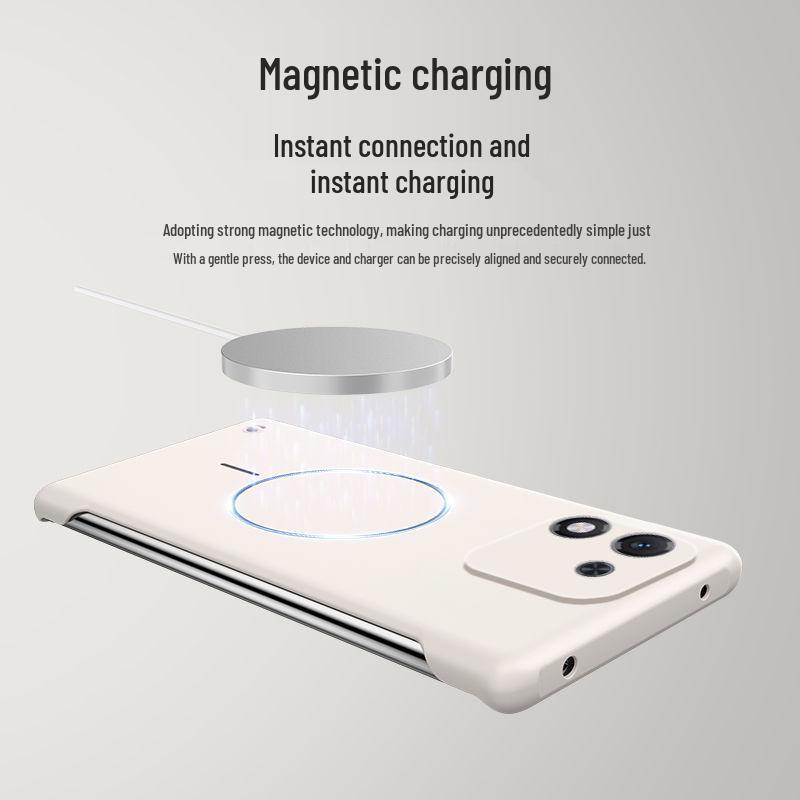 Honor X70i Ultradünne rahmenlose magnetische Hülle - High-End Anti-Drop Halb-Pack Schutzhülle