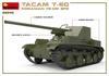 MiniArt Scale Romanian Army 76mm Artillery TACAM Full Interior Plastic Model Kit MA35240 1/35 Self-Propelled T-60