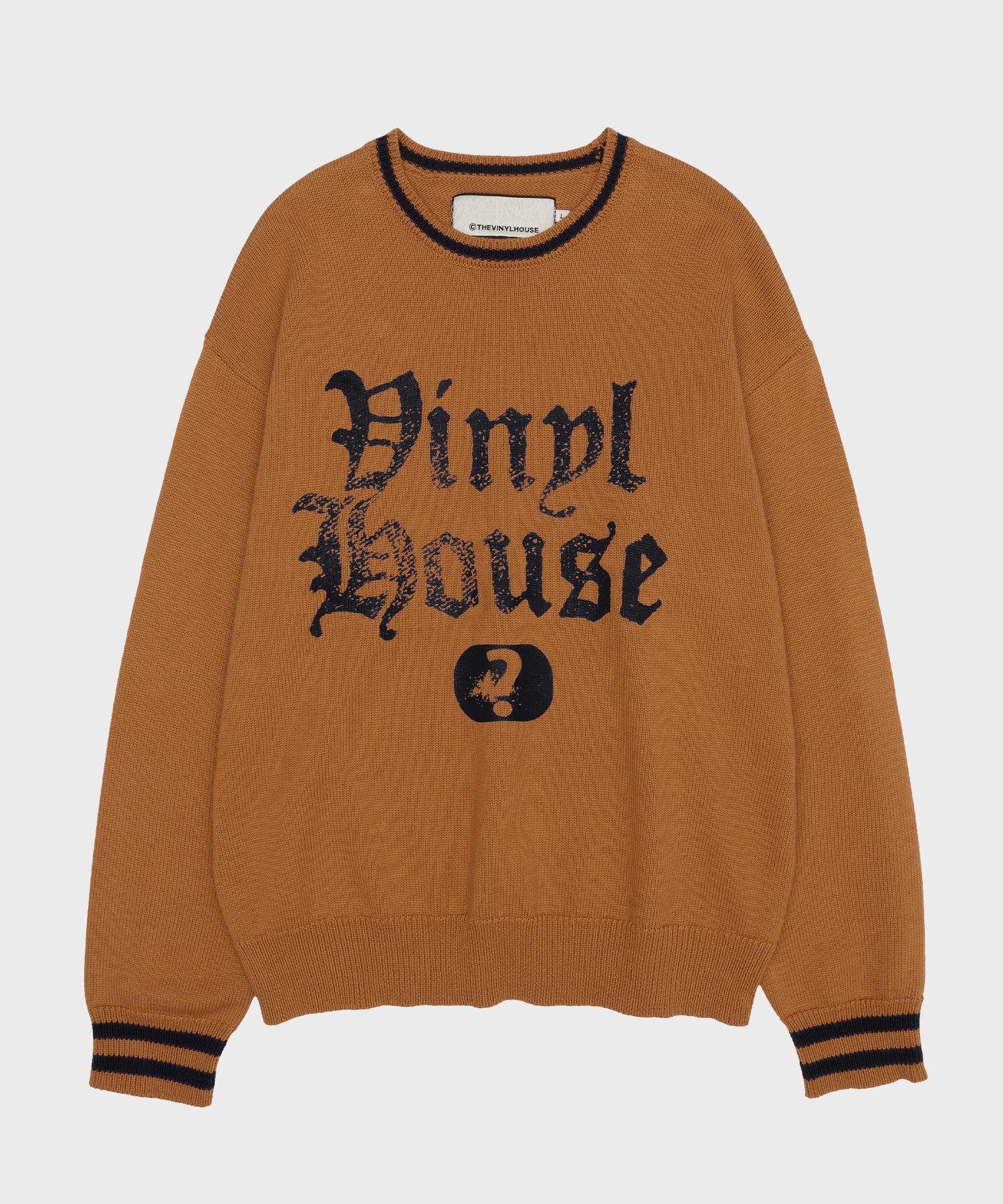 The Vinyl House Question Mark Sweater Orange (Vh2Esuk600A) Orange/L