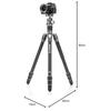 BENRO Rhino Carbon Fiber Travel Tripod with Pan Head, Lightweight and Foldable (FRHN24C + VX25 2-Type, 4-Section)
