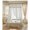 Elegant French-Inspired Dome Mosquito Net With Fine Mesh Foldable Hanging Canopy Bed No Installation Required