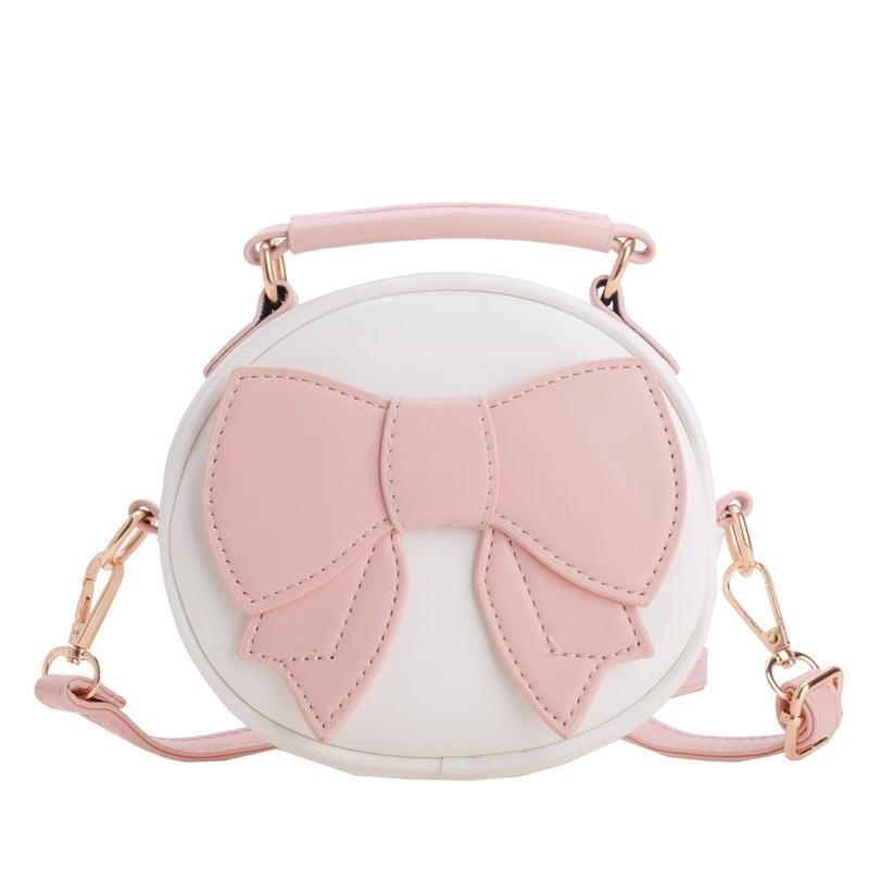 Pu Mini Adorable Bag For Kids With Lovely Bowknot Design Perfect For Outings Daily