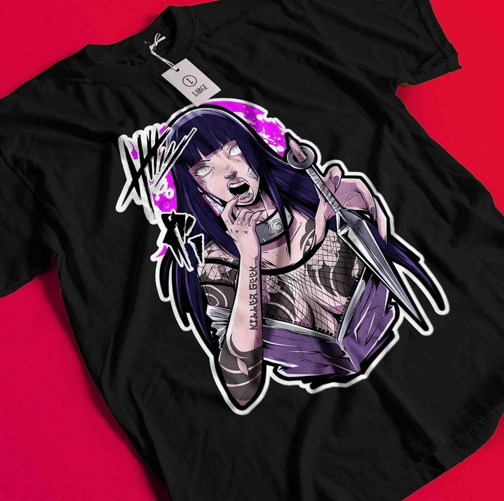 Hinata T-Shirt Naruto Tshirt Jiraya Shirt Madara Kakashi Itachi Uchiha Anime Tee BB265
