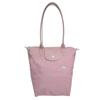 Le Pliage Club Embroidered Logo Snap Flap Zipper Closure Nylon Dumpling Bag Hand-held Shoulder Bag Women's Rose 2605619P13