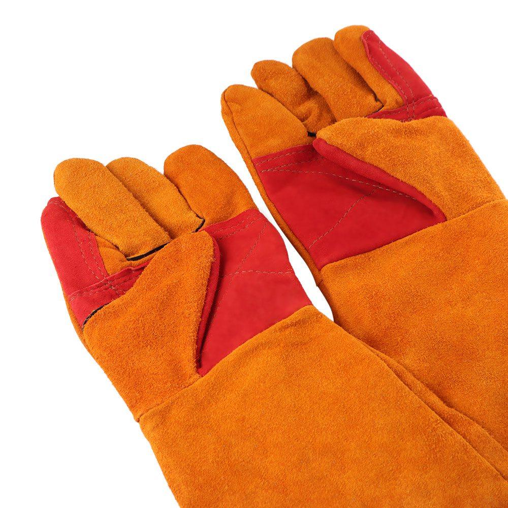 Comfortable Work Safety Gloves Flexible Long Sleeves Barbecue Gloves Outdoor Welding Gloves Farms