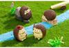 Cute Hedgehog Resin Figurines Miniatures Cartoon Hedgehog Animal Micro Landscape Ornaments Fairy Garden Decor Accessories