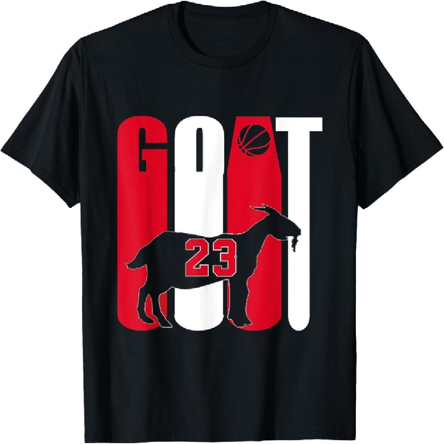 Goat (Greatest Of All Time) Basketball 23 T-Shirt XXXXXL разноцветный