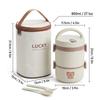 Microwave Safe 304 Stainless Steel Bento Box Thermal Lunch Box Portable Leakproof Insulated Kids Food Container Stackable