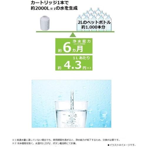 Water Purifier Cartridge for Faucet-Mounted Models (1 Pc.) TK-CJ23C1