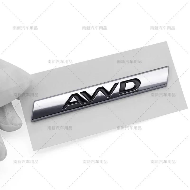 

3D ABS Silver Black AWD Logo Emblem Car Rear Trunk Badge Decal For Jaguar XE XJL F-PACE AWD Sticker Auto Styling Accessories срібний
