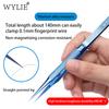 WYLIE Titanium Alloy Tweezers Professional Phone Repair Tool Fingerprint Flying Wire Tweezers Antimagnetic Electronic Forceps