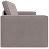 Taupe Sleeper Sofa 245 x 78 x 77 cm Fabric