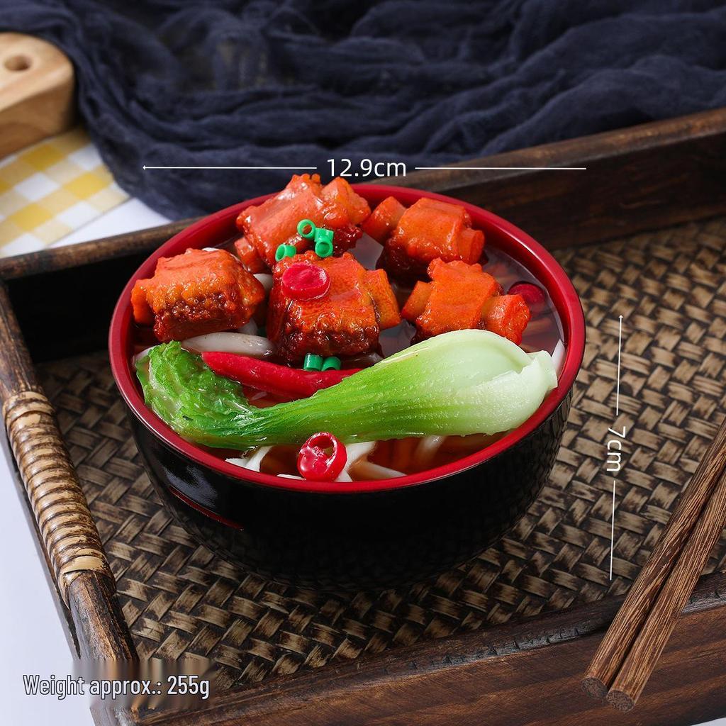 Creative Udon Noodle Bowl Ramen Piggy Bank for Film and Photography Props