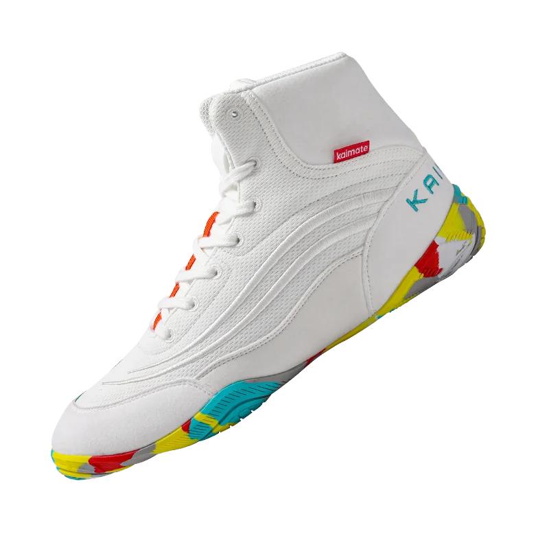 Professional Gym Wear Resistant Non-slip Leisure Sports Shoes Multi-functional Training Shoes Boxing Wrestling Fighting Shoes