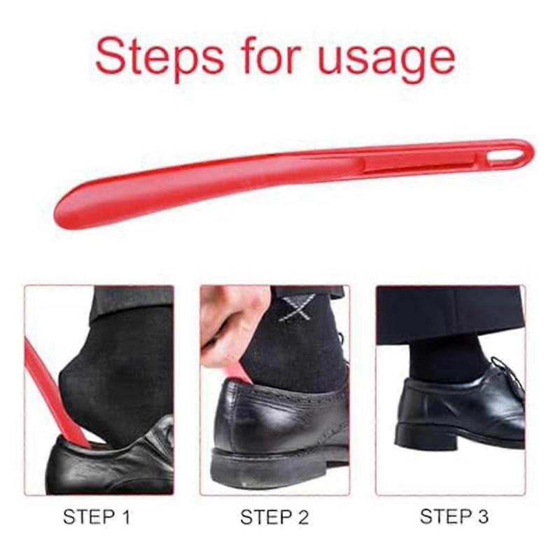 Shoehorn 25 cm Short Handle with Hanging Hole for Men, Women, People