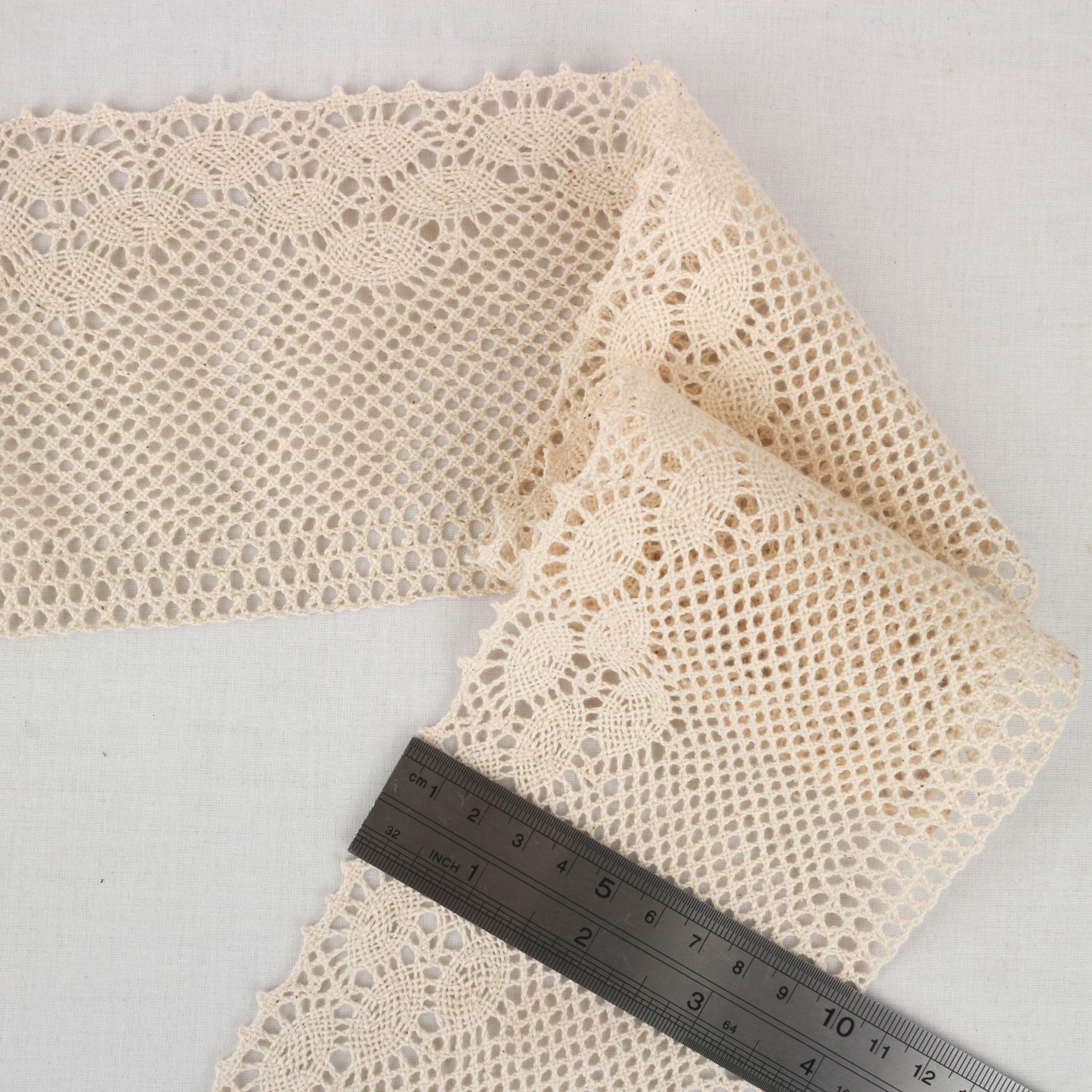 

Хлопковая нить Кружевные Аксессуары Ручная работа DIY Чистый Хлопок Плетеная Кружевная Отделка Диван Штора Одежда Кружевной Материал 2211