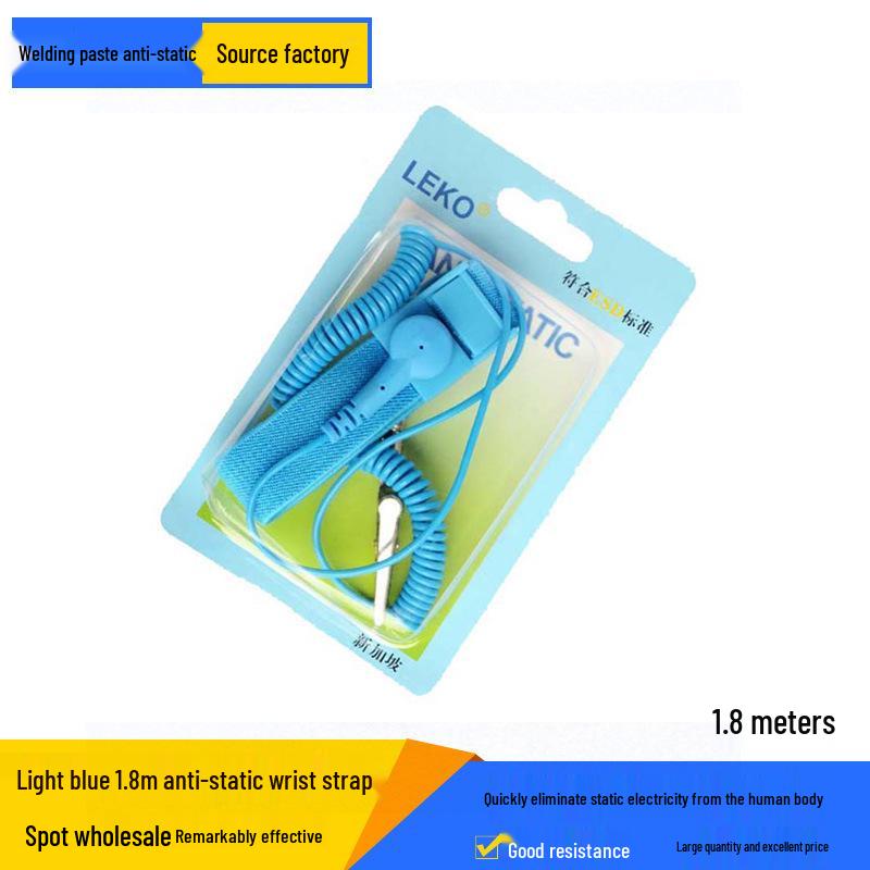 PVC ESD Anti-static Wired Wrist Strap Bracelet