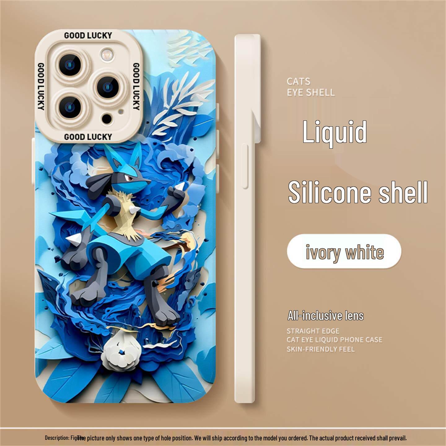 

Paper-cut Style Pokémon Phone Case for iPhone 16 Pro Max, Apple 17, Cartoon Summer 15/14 13