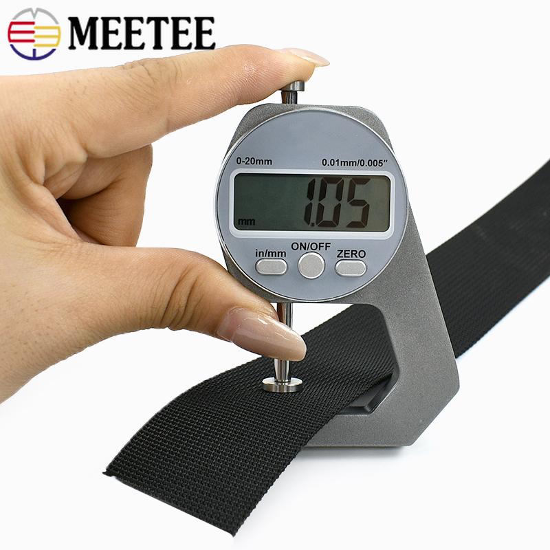 3M 20-38mm Nylon Webbing Tapes Braid Ribbon Band Knapsack Safety Belt Handbag Strap Trimming DIY Bias Binding Sewing Accessories