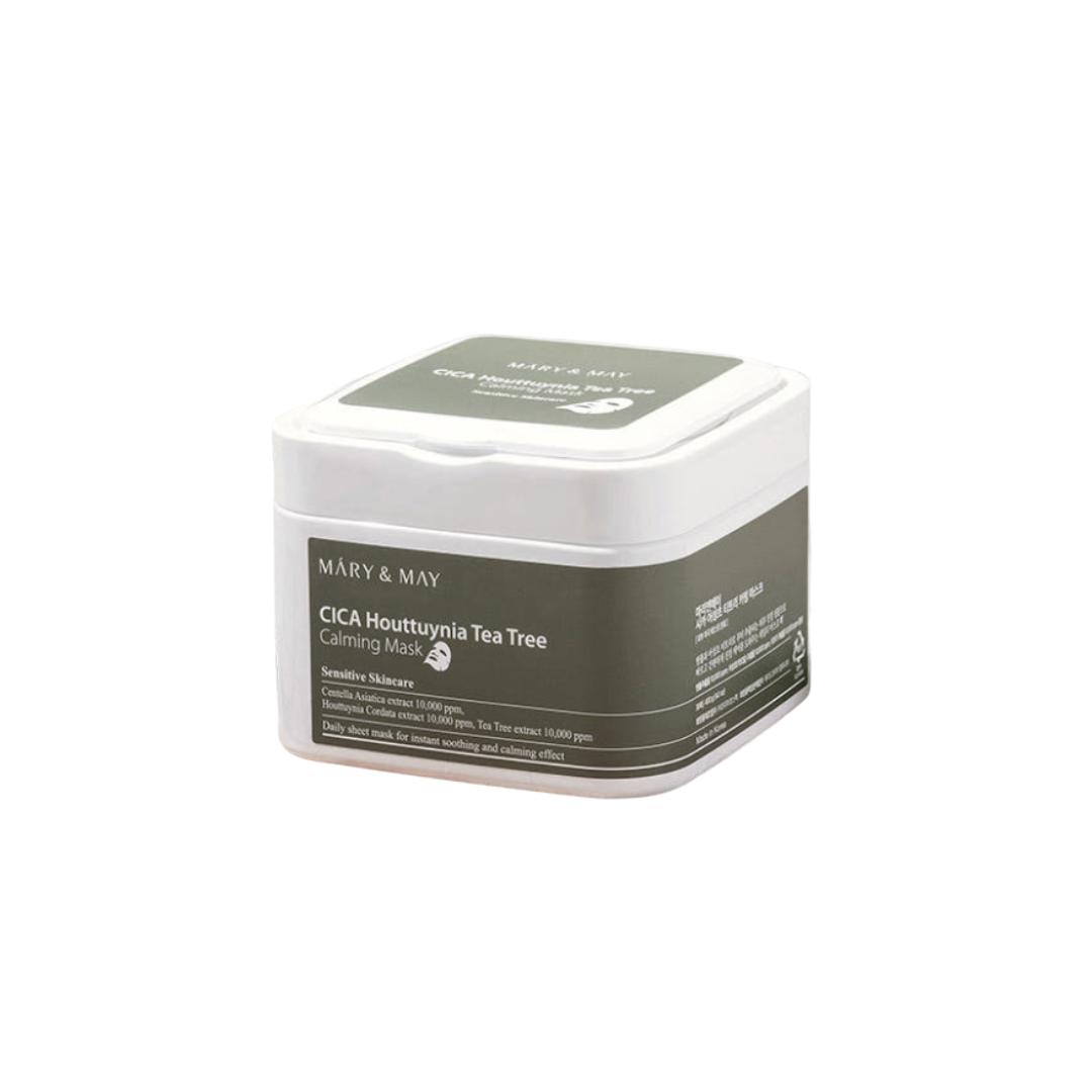 MARY & MAY Cica Houttuynia Cordata Tea Tree Calming Mask 30 Sheets