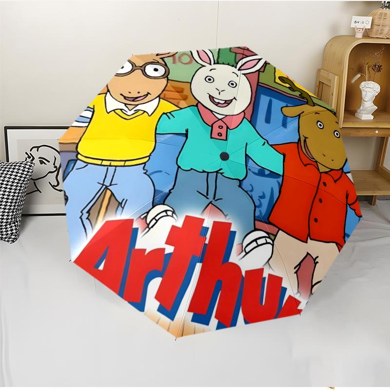 Arthur Fashionable Automatic Opening/Closing Folding Umbrella. Portable and Foldable, Ideal for Gift, Travel, and Daily Use.