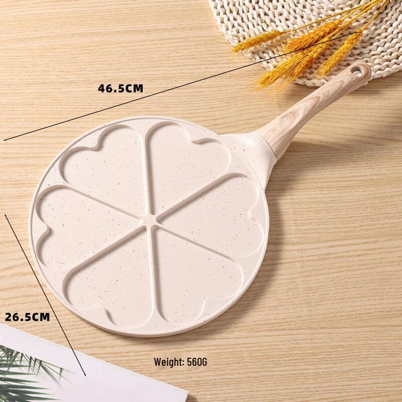 Heart-Shaped Non-Stick Frying Pan