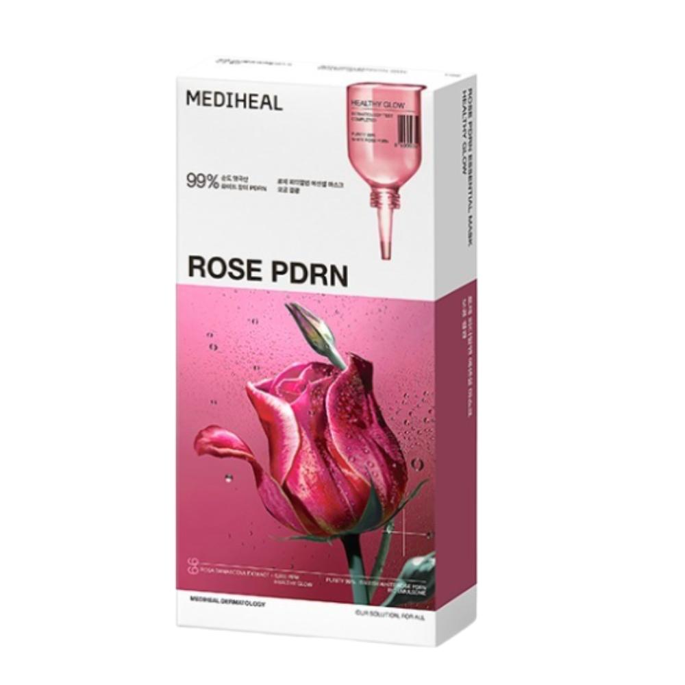 Mediheal Essential Rose PDRN Mask 10-Pack  Regenerating & Hydrating Sheet Mask