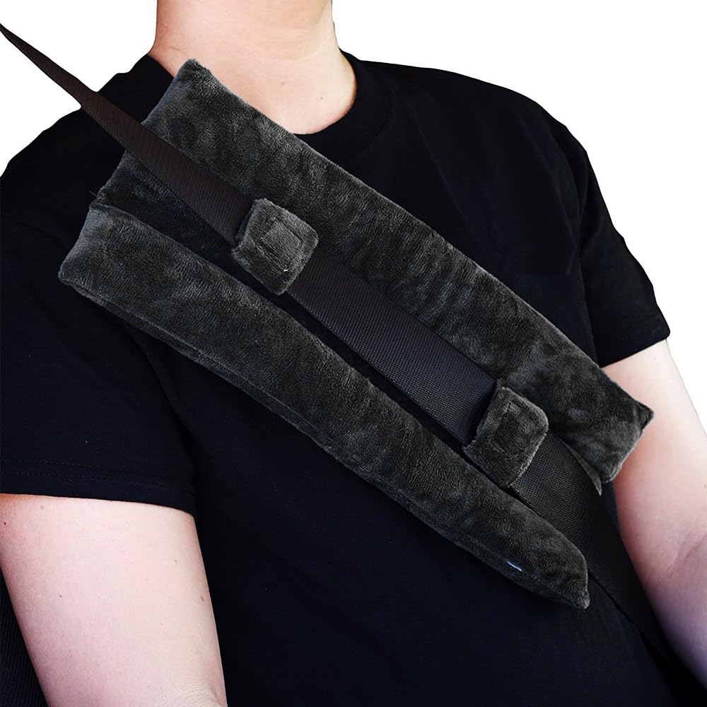 

Car Belt Chest Care Pad, Cushion, Anti-Constriction, Rectangular, Wide-Range Protection, Cotton, Velcro, Washable, Post-Surgery