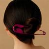 3Pcs Hairpins Headwear Gifts New Large Safety Pin Metal Hair Claws Barrettes Women Girls Hair Accessories Hairclips
