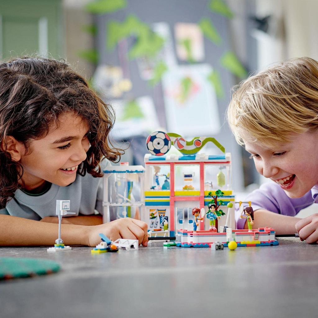 LEGO Friends Sports Center 41744, a Toy Block Gift for Girls Ages 8 and Up, Perfect for Building a City.