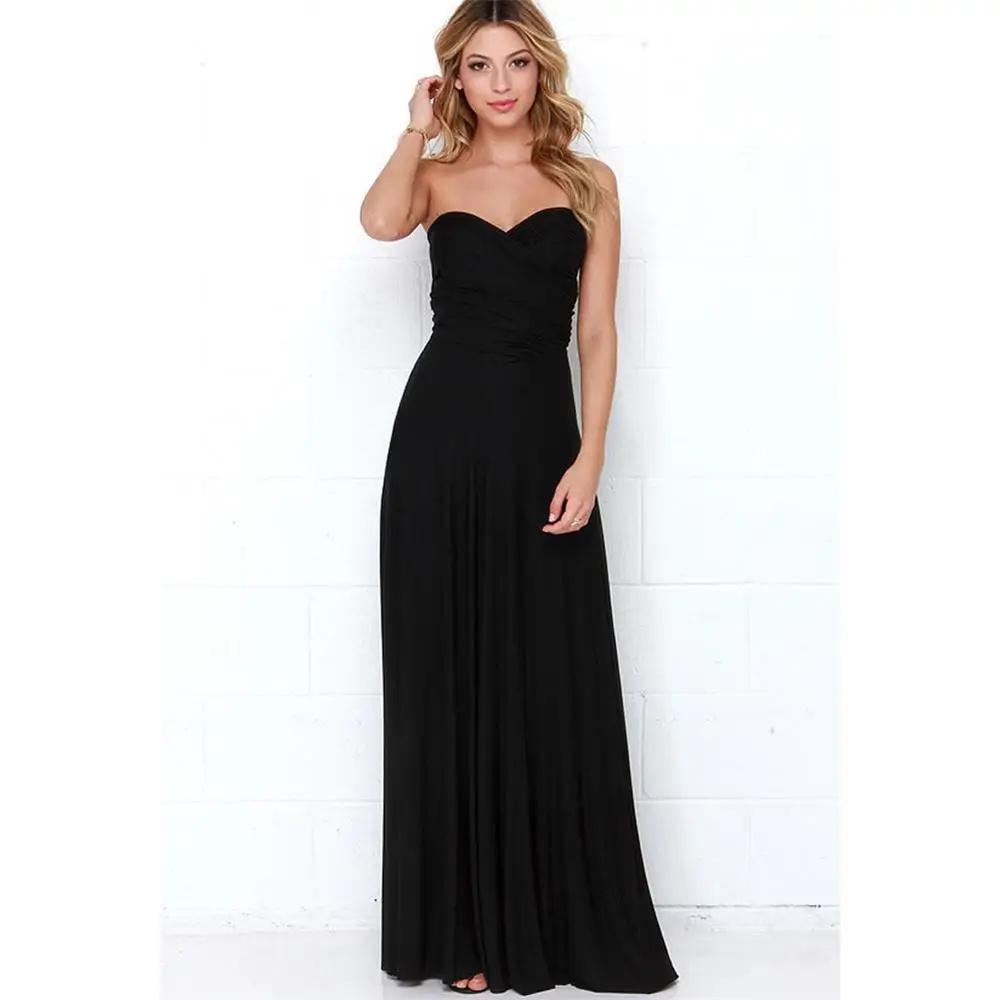 Sexy Frauen Multiway Wrap Cabrio Boho Maxi Club Rotes Kleid Bandage Langes Kleid Party Brautjungfern Unendlichkeit Robe Longue Femme