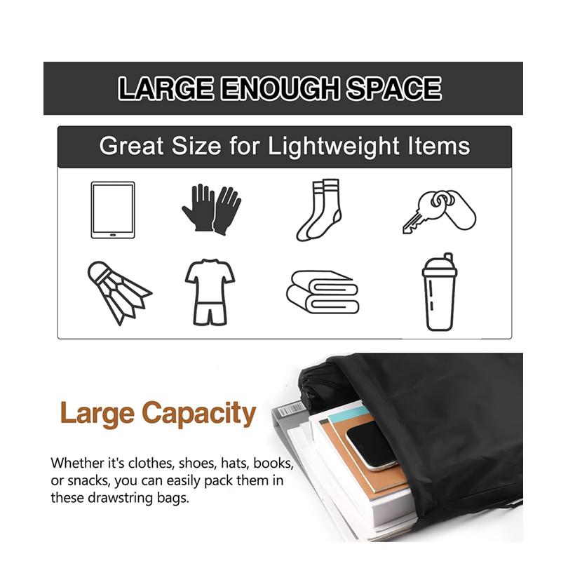 1pcs  Unisex Drawstring Backpack Bulk String Sackpack for Men And Women Gym Travel Sports Water Resistant Lightweight
