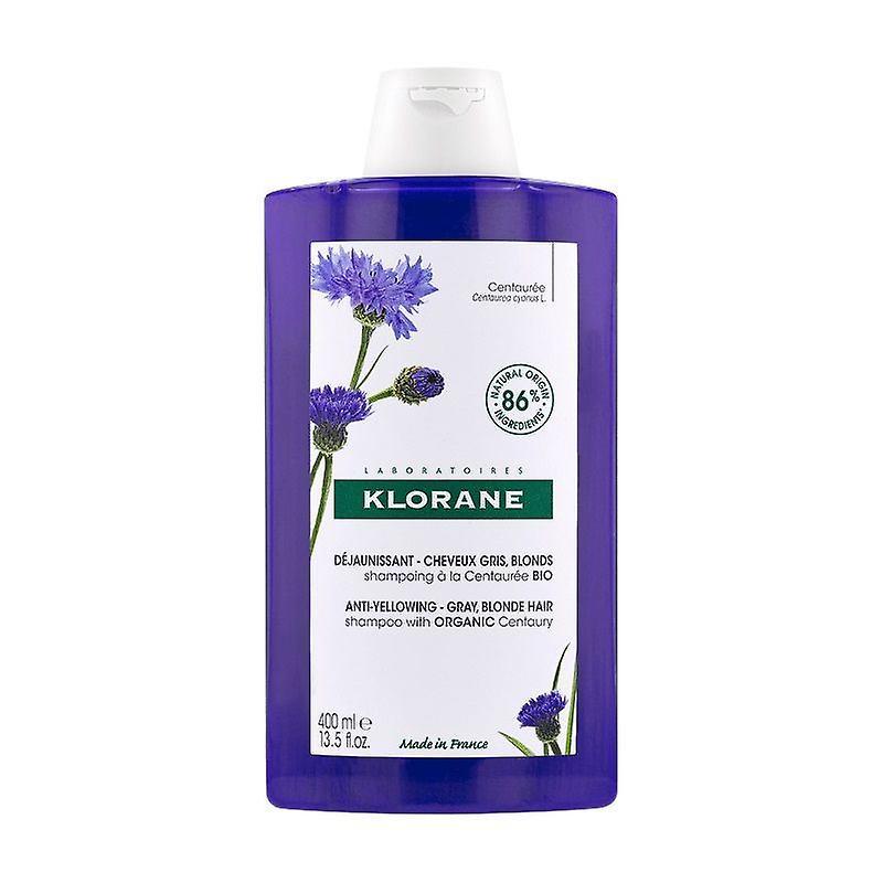 Klorane Centaury (Cornflower) Shampoo for Grey/White Hair 400ml