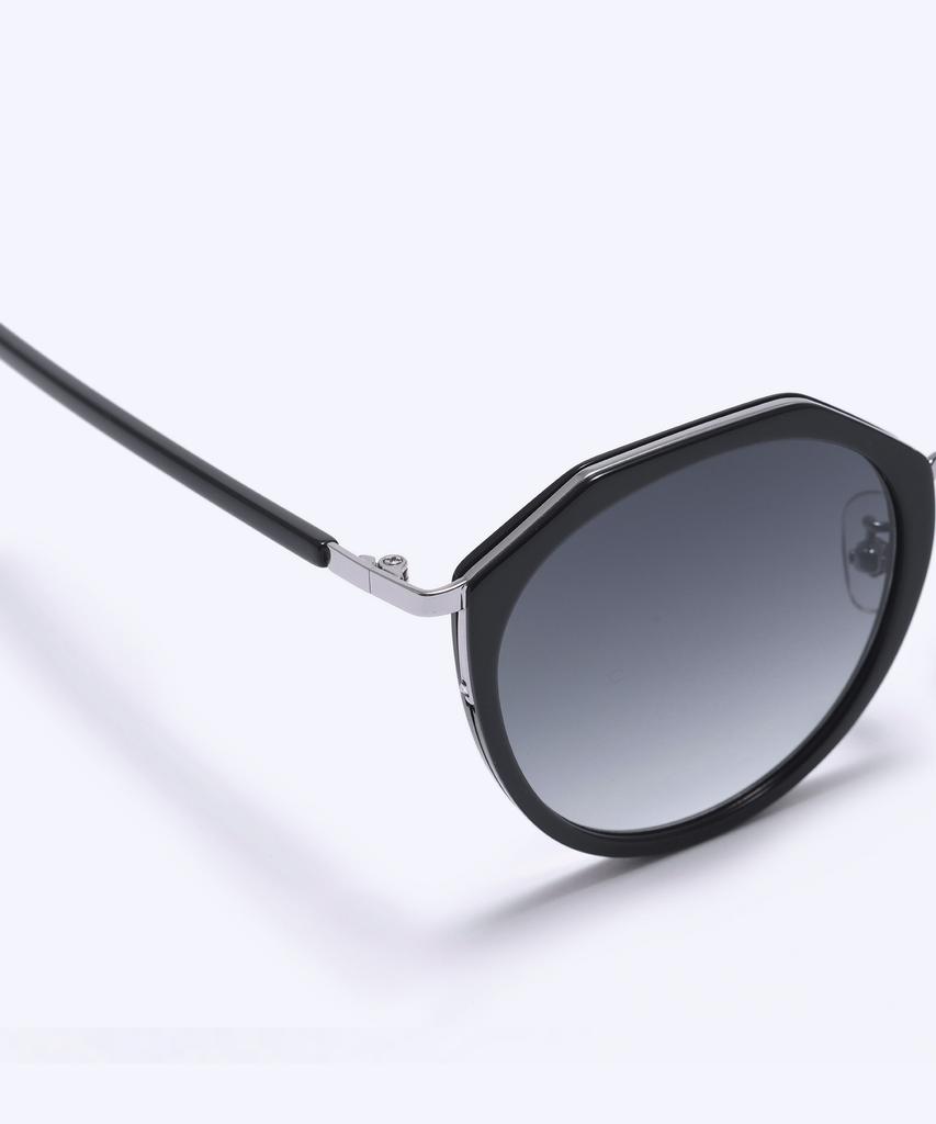 Alloaiweeo [Silverbite] Sbs4601 0911G Margaret Soltex Black Sunglasses