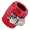 AN6 Aluminum Alloy Hose Finisher Clamp Connector for Fuel Oil Diesel Gas Air and Water Hose PipeRed