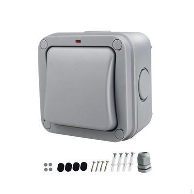 Door Bell Push Button Access Control 250V Wall Mounted Outdoor Chime System for Warehouse