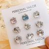 10Pcs/lot Nail Charms Jewelry Luxury Nail Parts Gems Stones Crystal Rhinestones Nail Art Decoration Accessories