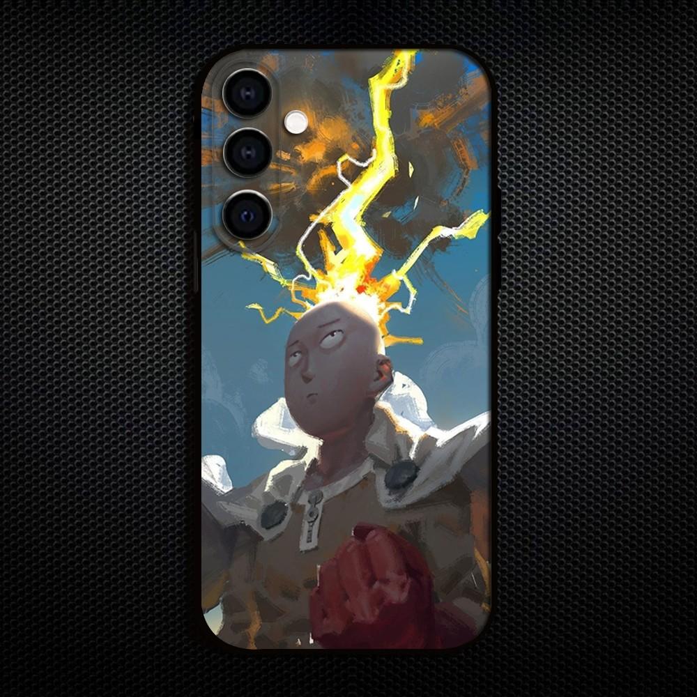 HOT Anime O-One P-Punchs Man Phone Case For Samsung Galaxy A73/A72/A71/A70/A53/A52/A51/Others Soft Black Shell