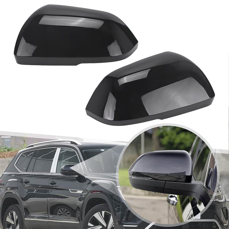 Left Right Rearview Mirror Cover For VW Atlas 2018 -2025 Side Wing Mirror Cap Repalcement Accessories