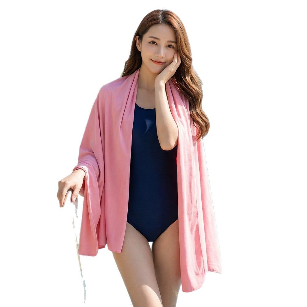 Portable Quick-dry Bath Towel Water Absorption Hot Spring Bathrobe Beach Towel  Fitness