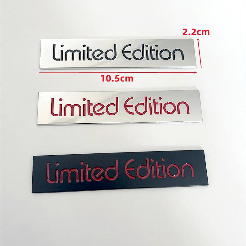 3D Metal Letters LIMITED EDITION Logo Rear Trunk Car Emblem Badge Sticker Decals For Volkswagen VW Golf Touareg AccessoriesKD0