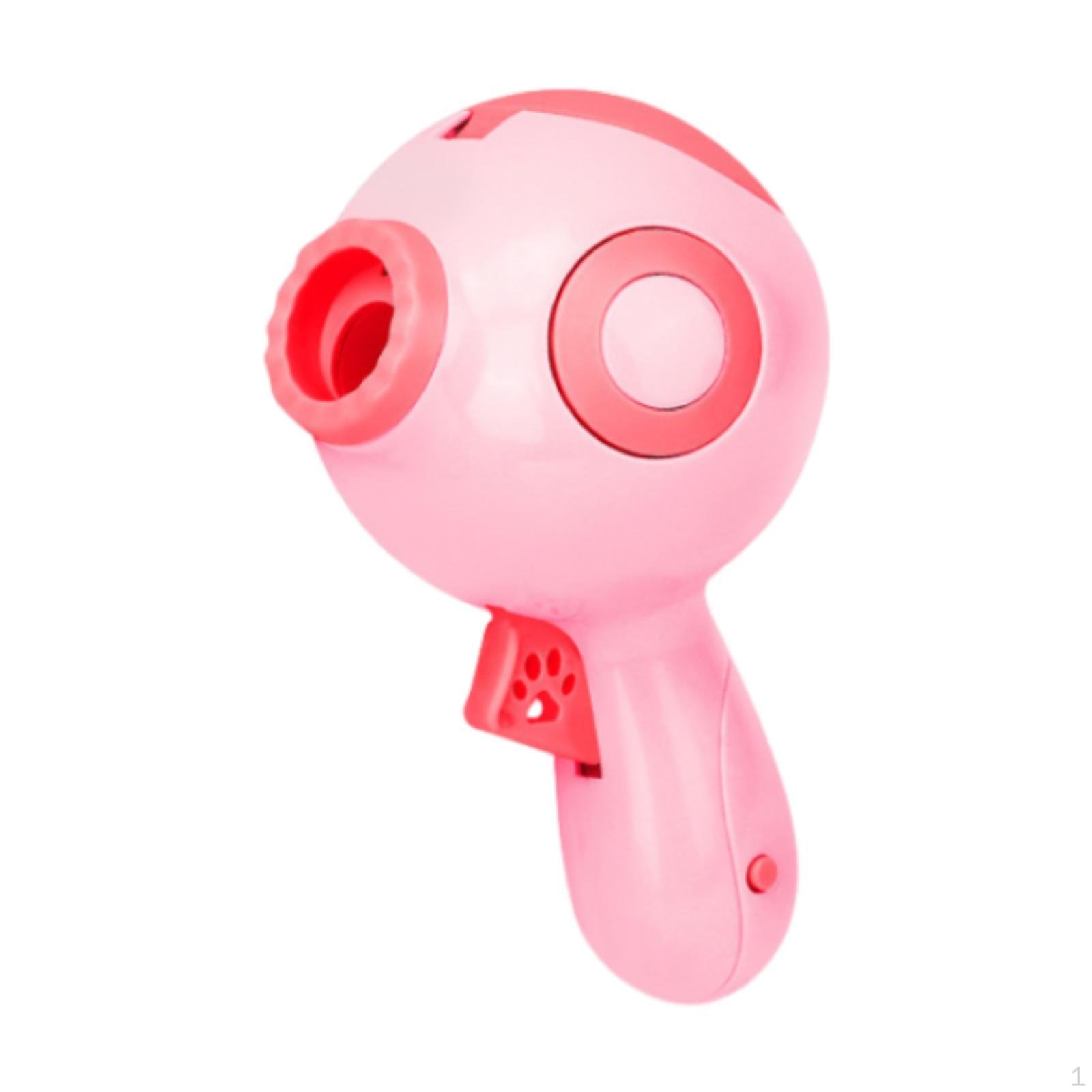 

Dog Food Launcher Interactive Treat Toy for Interaction Outdoor Exercise Pink розовый