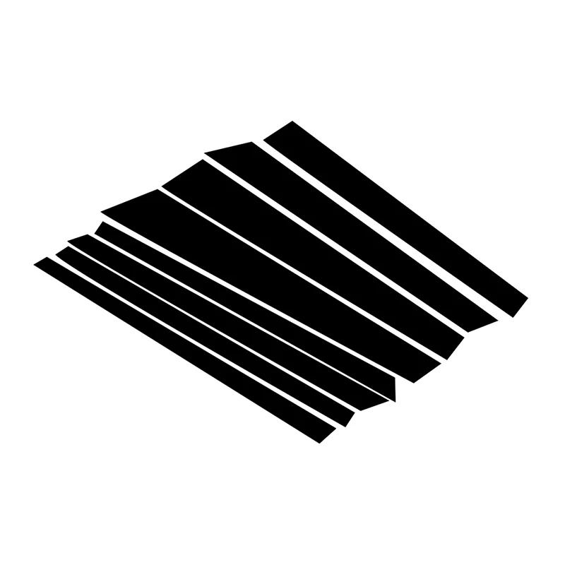 8 buc. Autocolante pentru stâlpi de stâlp negru lucios pentru ușă, fereastra, autocolante, pentru BMW X5 F15/M F85 2015-2018 Accesorii