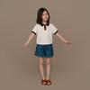 Hacikis Girls' Summer Loose Cotton Denim Shorts