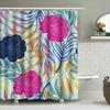 Polyester Shower Curtain With Flowers Pattern In Multicolor For Bathroom Decor 72 X 84 Inches (Lxw) Available On.Com