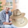 Sun Protection Jazz Hat UV Protect Fisherman Hat Beach Straw Hat Sunscreen Cap  Outdoor