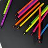 12 Color and 24 color fluorescent colored pencils